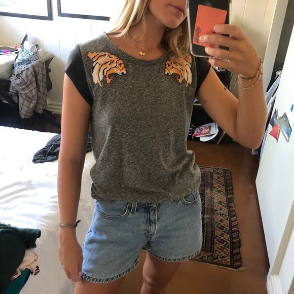 Free People jungle cat embroidered graphic tee - Picture 4 of 5